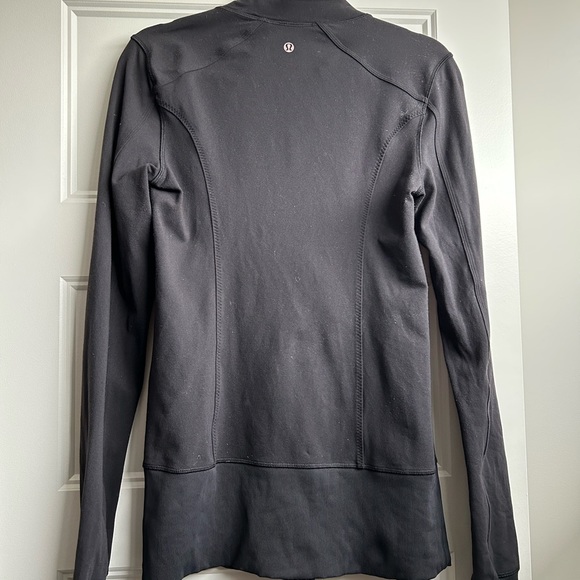 Lululemon Sweatshirt (Black, Size 8) - Picture 2 of 2